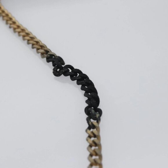 Christian Dior Trotter Canvas Chain Shoulder Bag Brown Gold Auth BD118 - Picture 7 of 16